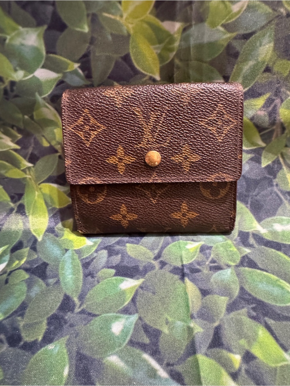 Louis Vuitton Monogram Canvas Compact Snap Wallet in Brown